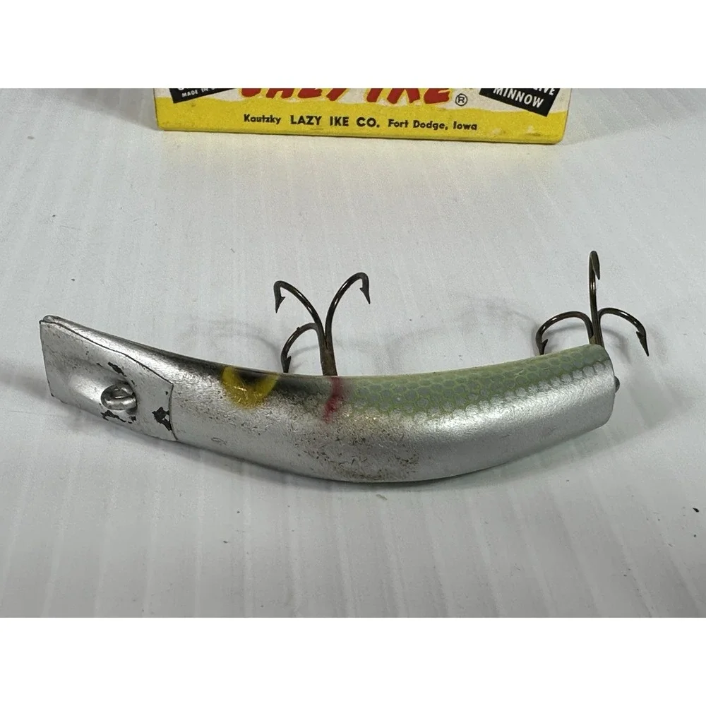 Vintage Kautzky Lazy Ike KL-33 Perch Fishing Lure Original Box